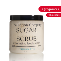Sugar Scrub Exfoliating Body Wash by The Lotion Company (11 ounces) for bath/shower exfoliating Body Care Gentle Exfoliator 7...