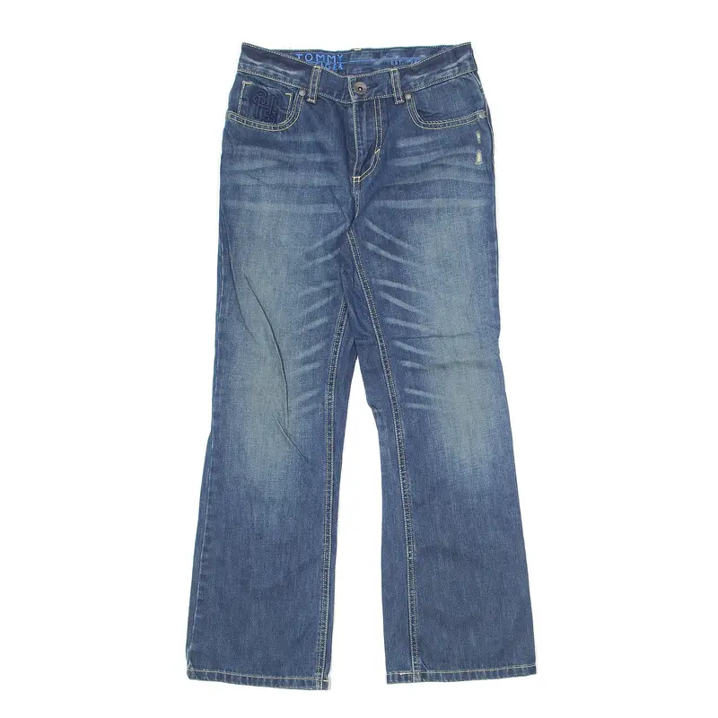TOMMY HILFIGER Jeans Blue Denim Regular Bootcut Stone Wash Boys W25 L26