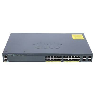 WS-C2960X-24TS-LB Cisco Catalyst 2960X Series 2960XR-24TS 24 x Ports 10/100/1000Base-T + 4 x SFP Uplink Ports Layer 3 Managed...