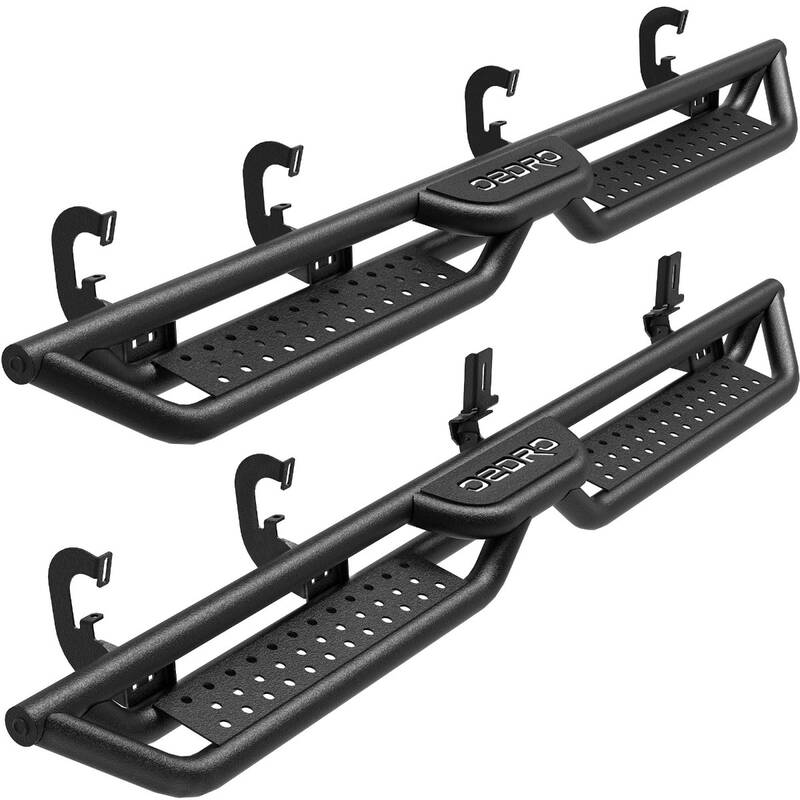 OEDRO Running Boards for 2007-2018 Chevy Silverado/GMC Sierra 1500 Crew Cab & 2007-2019 2500/3500HD