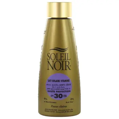 Soleil Noir N°72 High Protection Vitamin Milk Spf30 150ml