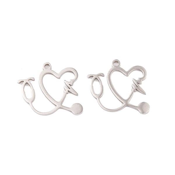 Non-Tarnish 5Pcs 201 Stainless Steel Pendants