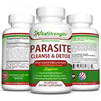 Premium Parasite Cleanse 10 DAYS -  Intestine Detox with Black Walnut, Wormwood Powder & More – Eliminate Parasites, Pinwor...