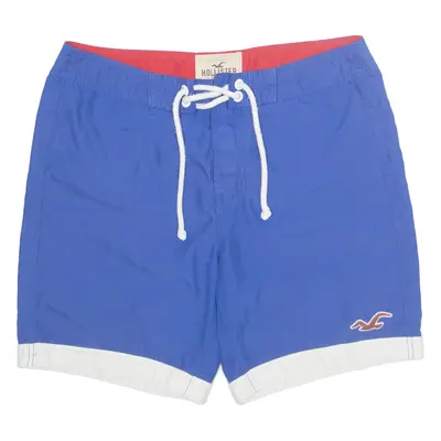 HOLLISTER Mens Swimming Shorts Blue L W35