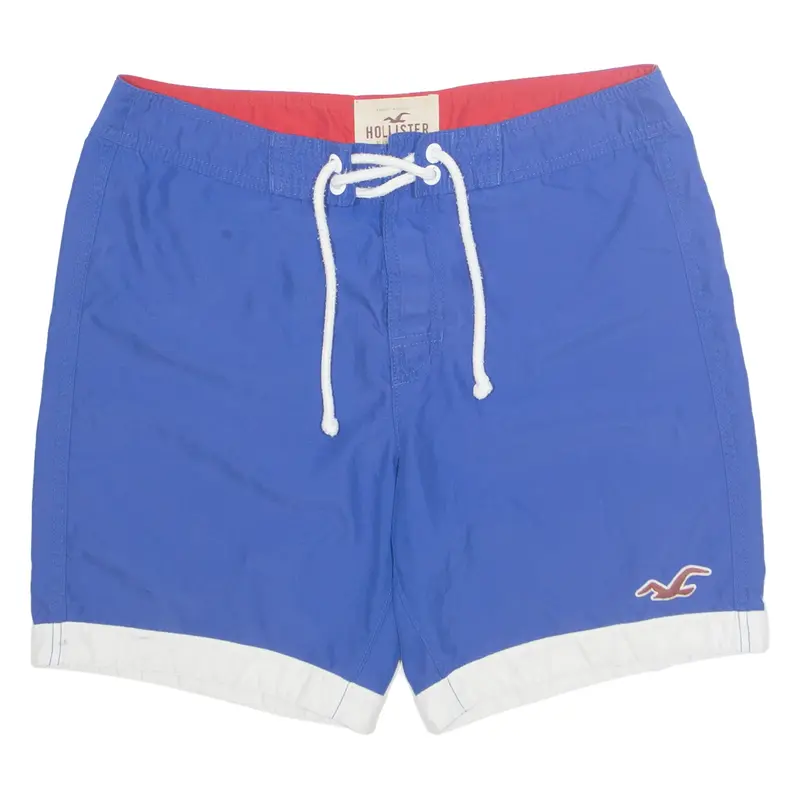 HOLLISTER Mens Swimming Shorts Blue L W35