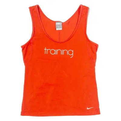 NIKE TRAINING Womens Vest Red Sleeveless M