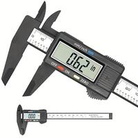 Digital Caliper Tools with Extra Large LCD Screen, 1 Count Electronic Digital Caliper, Plastic Vernier Calipers Measuring Too...