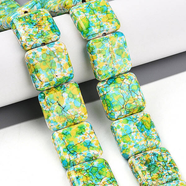 Synthetic Turquoise Beads Strands
