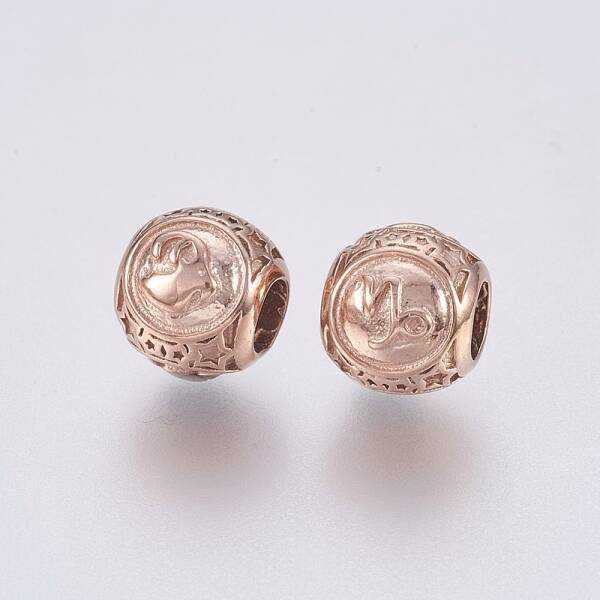 316 Surgical Stainless Steel European Beads
