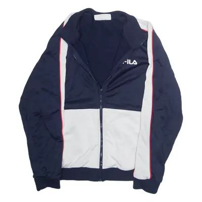 FILA Mens Track Jacket Blue M