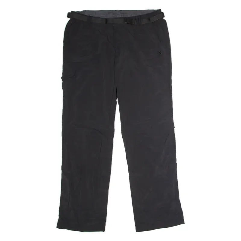 KARRIMOR Outdoor Womens Trousers Black Regular Straight Nylon W36 L34
