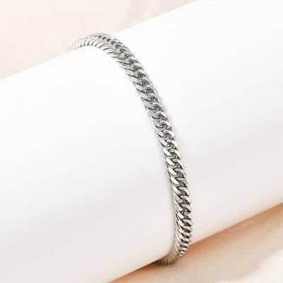 201 Stainless Steel Cuba Chian Bracelet for Men