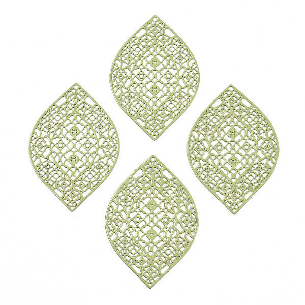 430 Stainless Steel Filigree Pendants