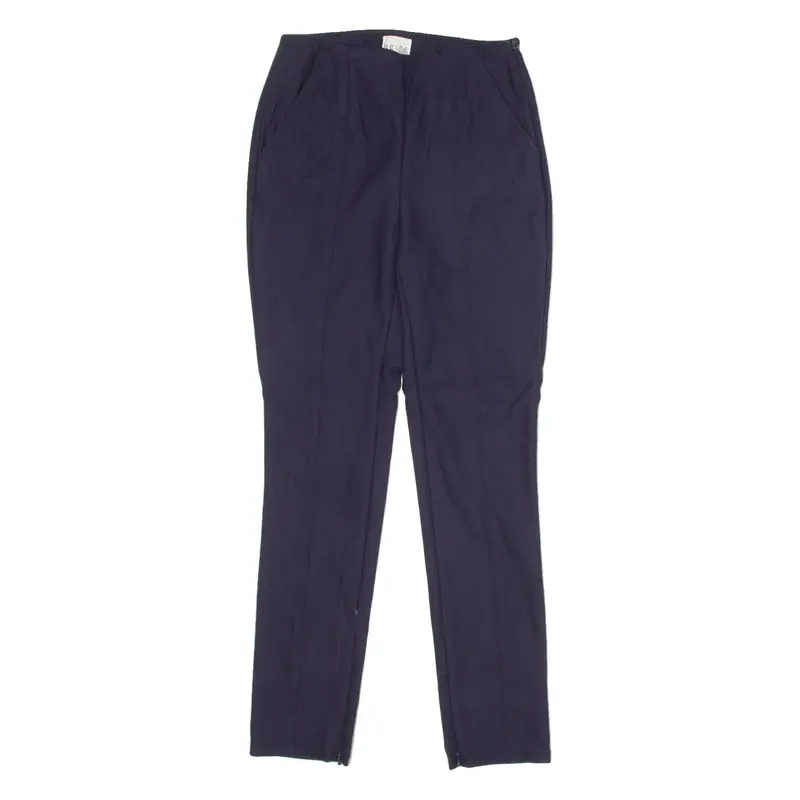 REISS Nancy Suit Womens Trousers Blue Slim Tapered W24 L27