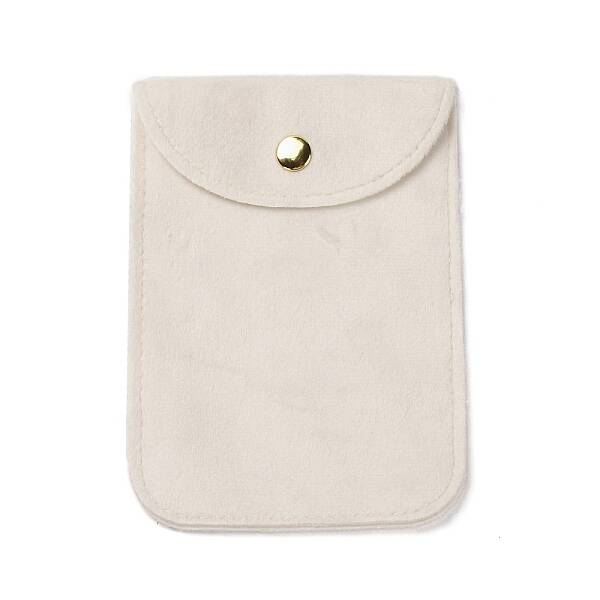 Velvet Jewelry Storage Pouches with Snap Button for Bracelets Necklaces Earrings