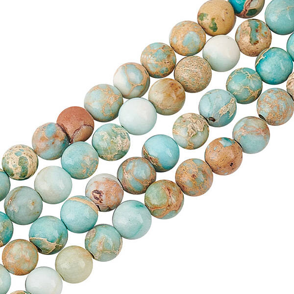 Natural Imperial Jasper Beads Strands