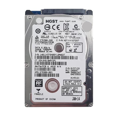 678308-003 HP 320GB 7200RPM SATA 6Gb/s 32MB Cache 2.5-inch Hard Drive