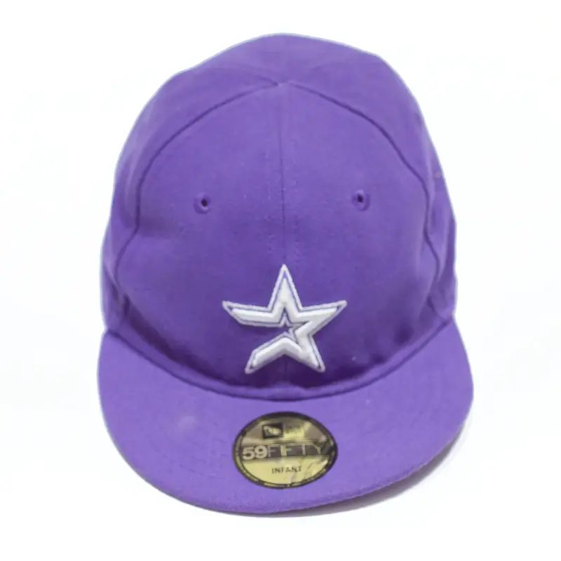 NEW ERA Houston Astros MLB Size 6 Baseball Cap Purple USA Lightweight Boys
