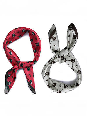 Unice Multifunction Silk Scarf Casual Satin Small Square Wraps Scarves