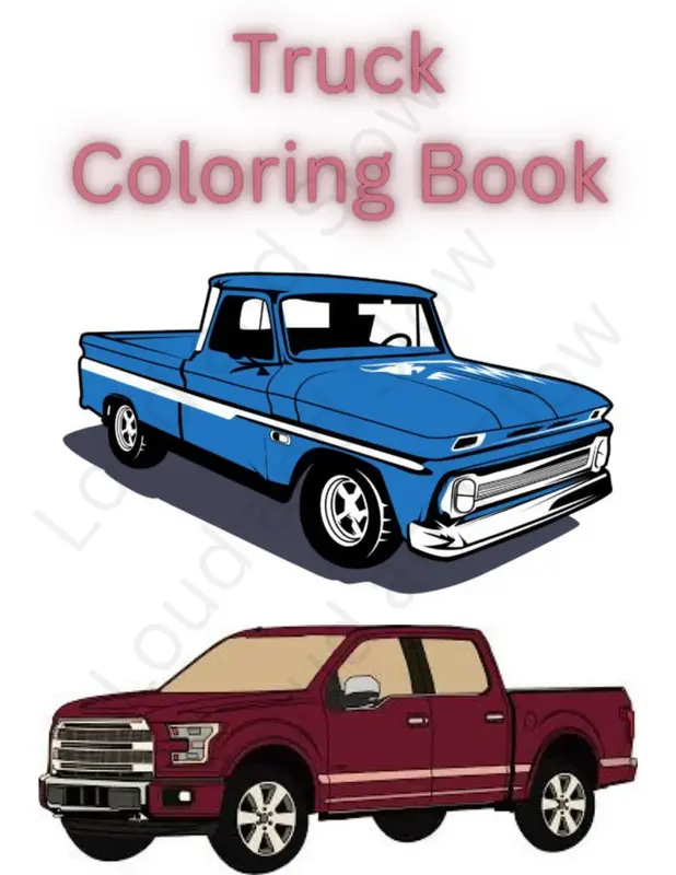 Truck Coloring Book