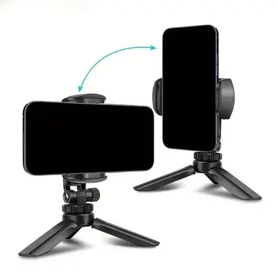 Portable Mini Desktop Tripod Bracket, Multi-angle Adjustable Smartphone Live Camera Phone Holder, Phone Accessories for Home ...