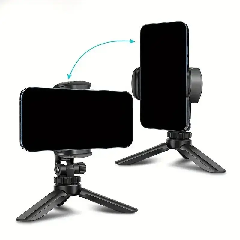 Portable Mini Desktop Tripod Bracket, Multi-angle Adjustable Smartphone Live Camera Phone Holder, Phone Accessories for Home ...
