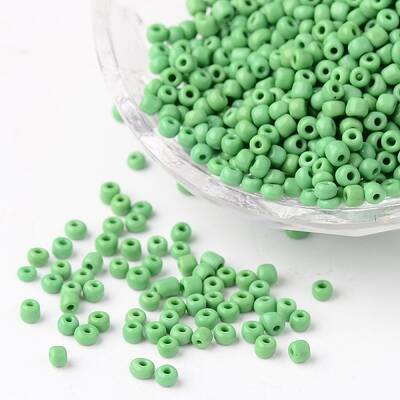 8/0 Opaque Colours Round Glass Seed Beads