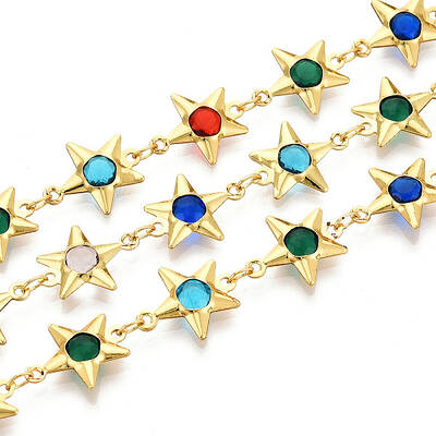 Brass Star Link Chains