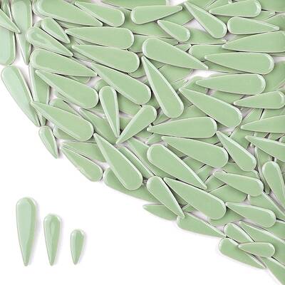 3 Styles Teardrop Shape Porcelain Mosaic Tiles