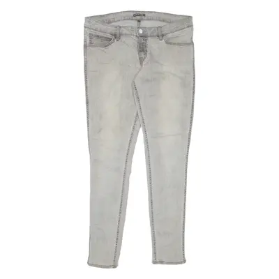 LEVI'S Line 8 Womens Jeans Grey Slim Skinny Stone Wash W32 L30