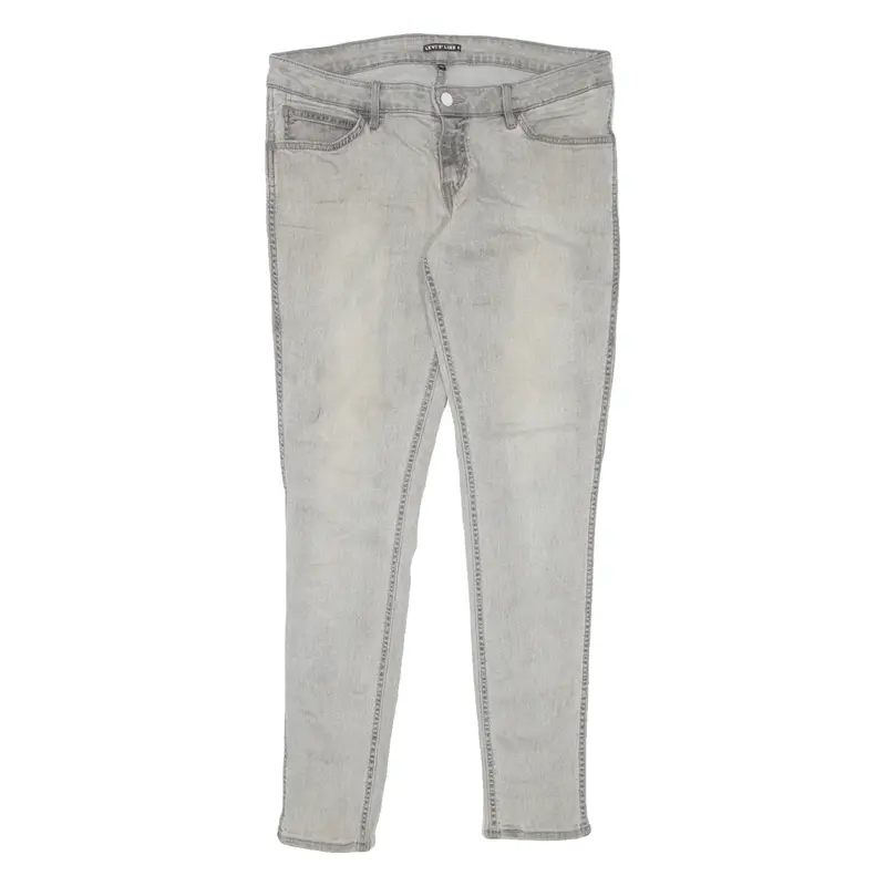 LEVI'S Line 8 Womens Jeans Grey Slim Skinny Stone Wash W32 L30