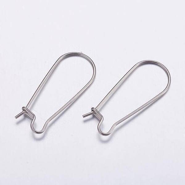 Tarnish Resistant 316 Surgical Stainless Steel Hoop Earrings Settings
