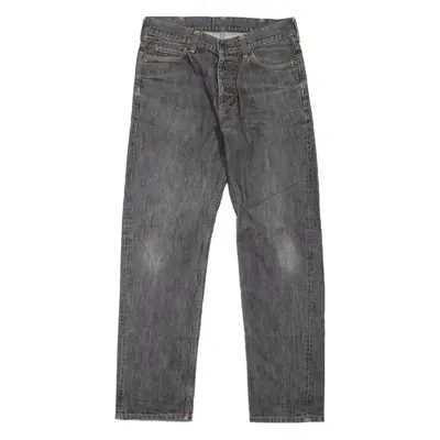 CARHARTT Texas Pant Mens Jeans Grey Regular Straight Stone Wash W30 L32
