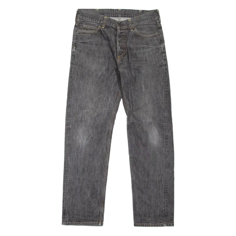CARHARTT Texas Pant Mens Jeans Grey Regular Straight Stone Wash W30 L32