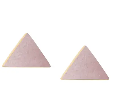 Tri Stud Earrings - Peach Bloom