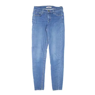 LEVI'S 710 Jeans Blue Denim Slim Skinny Womens W23 L30