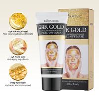 24K Nano Gold Magic Peel - Off Face Mask with Witch Hazel in North America. All Skin Blackhead Removing & Anti - Aging Wonder...