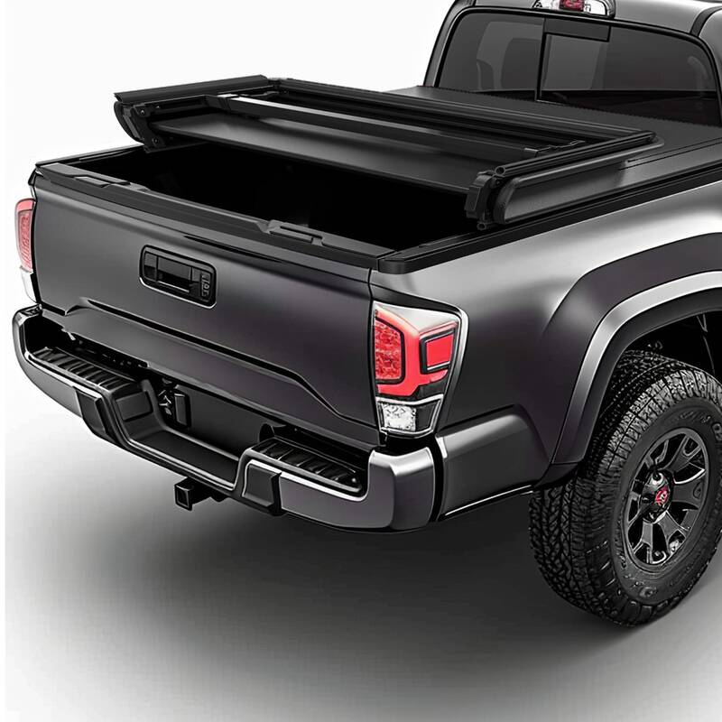 OEDRO®  Fit for 2024-2025 Toyota Tacoma 5ft Bed Soft Tri-fold Tonneau Cover , with Track Rail System