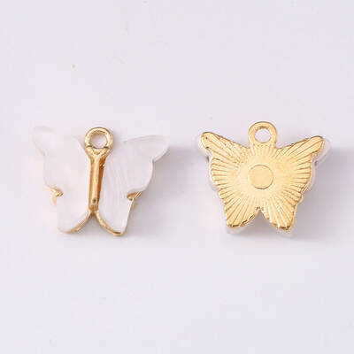Alloy Acrylic Pendants