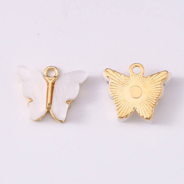 Alloy Acrylic Pendants