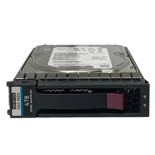 864918-001 HP 4TB 12Gb/s SAS 7200 3.5-Inch Hard Drive