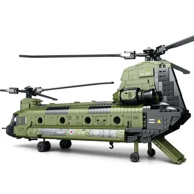 Helicopter Building Blocks Toy, 1622pcs/set Model Aircraft Building Blocks, Home Decoration Ornaments, Birthday Gift for Teen...