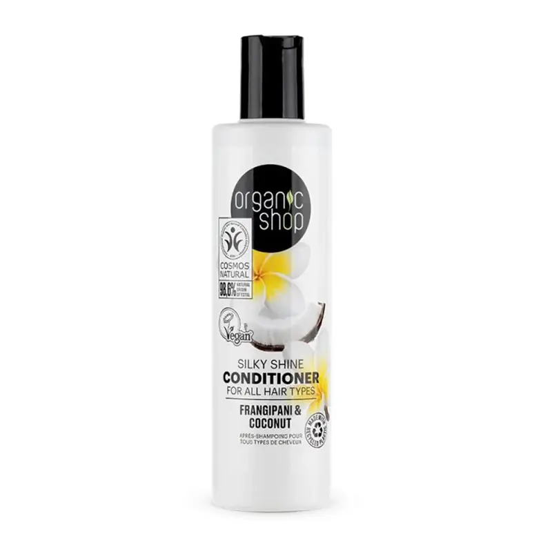 Organic Shop Natura Siberica Balsamo Frangipani e Cocco per Tutti i Tipi di capelli 280ml