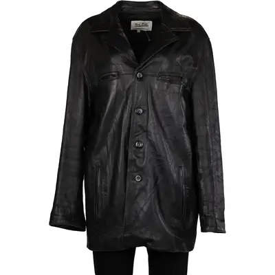 Unbranded Leather Jacket - XL Black Leather