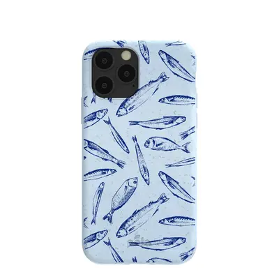Powder Blue Fishery iPhone 11 Pro Case