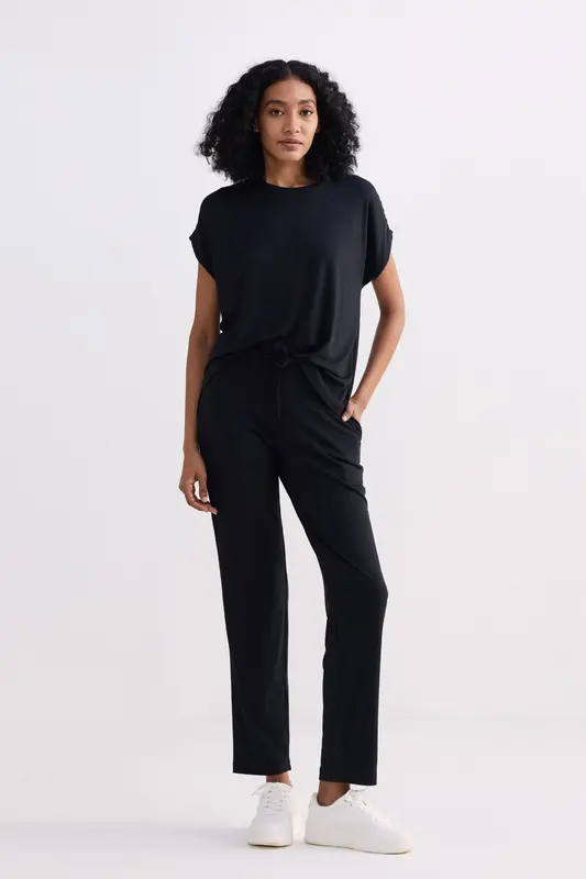 Wide Leg Pant in Black | Color: Black | Size: XS