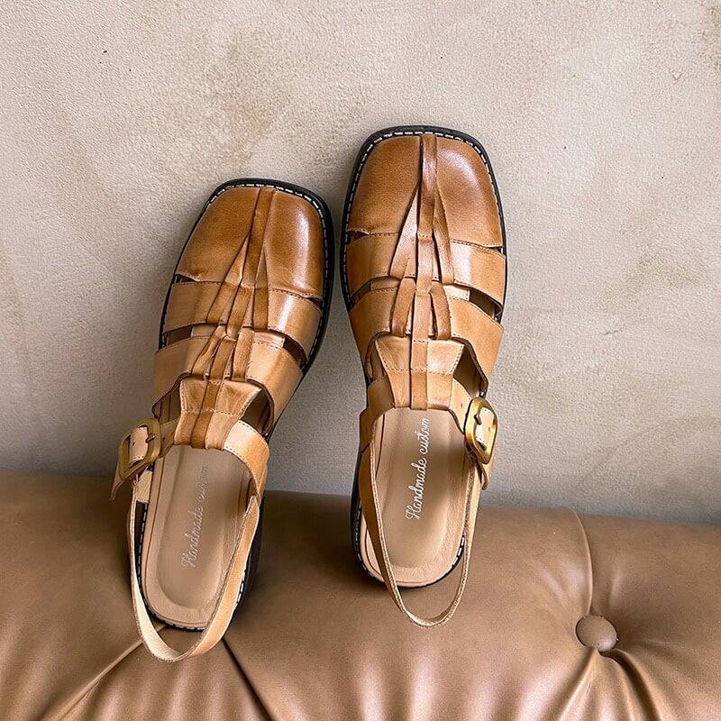 CHIKO Bria Square Toe Block Heels Heeled Sandals