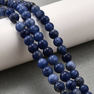 Natural Sodalite Round Bead Strands