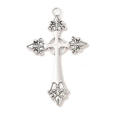 Cross Tibetan Style Alloy Big Pendants