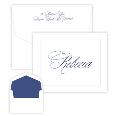 Admiral Note - Raised Ink